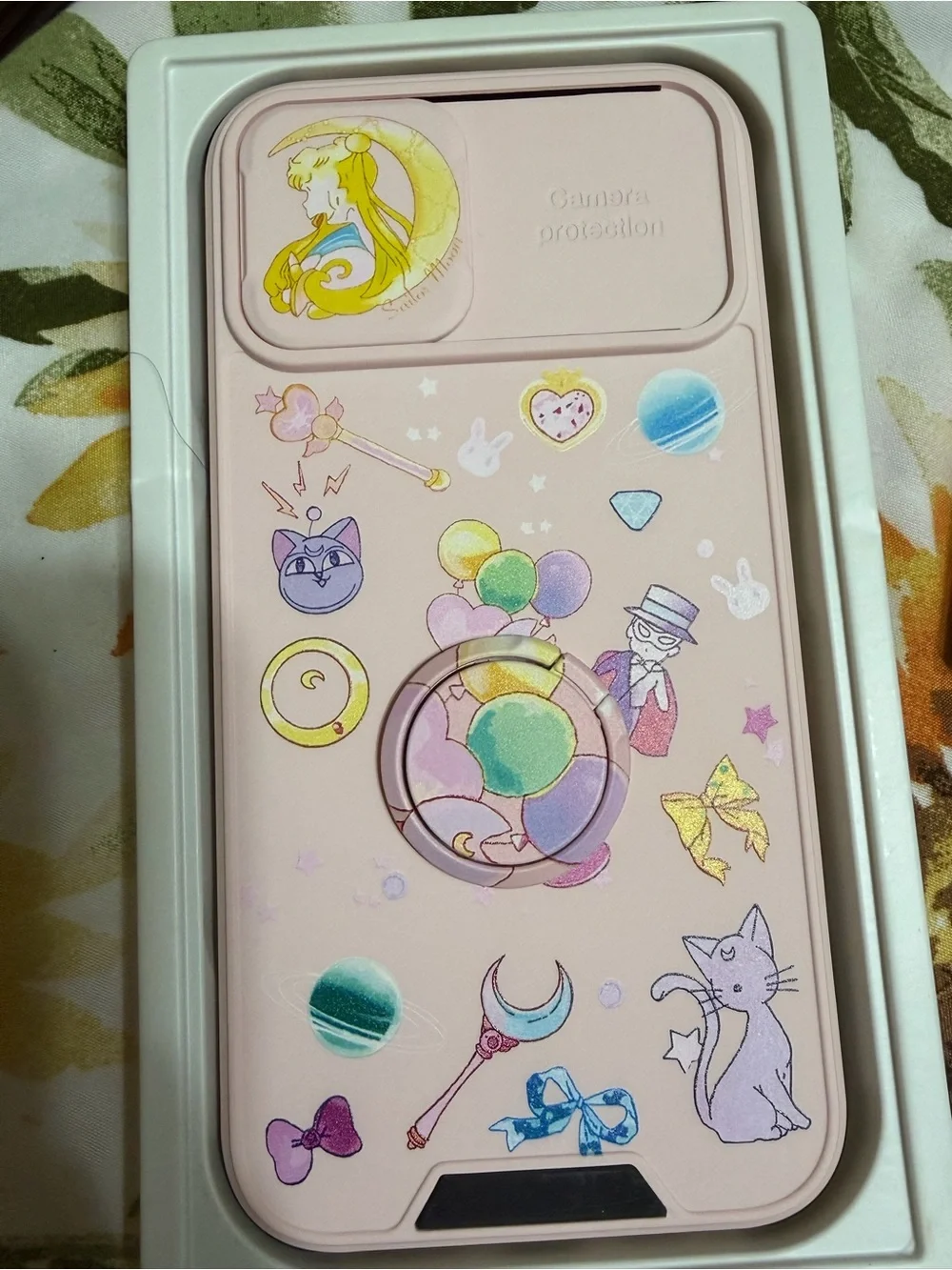 NEW Sailor Moon Apple iPhone 12 Pro Max Case w/ Camera Cover & Ring Stand